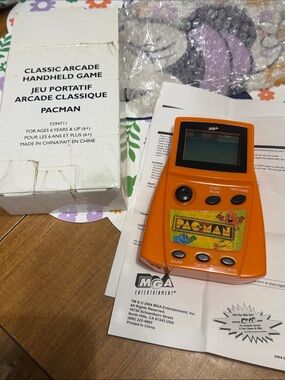 NIB Pac-Man Hand Held Arcade Game